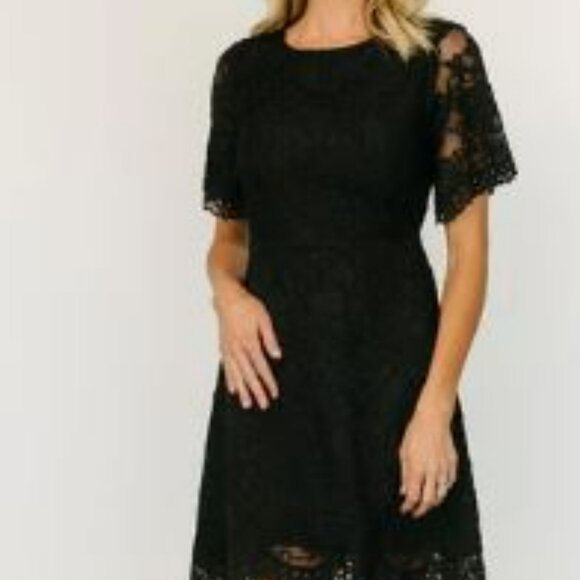 Baltic Born Aasha Lace Dress - NWT - Black - Large - Picture 1 of 4